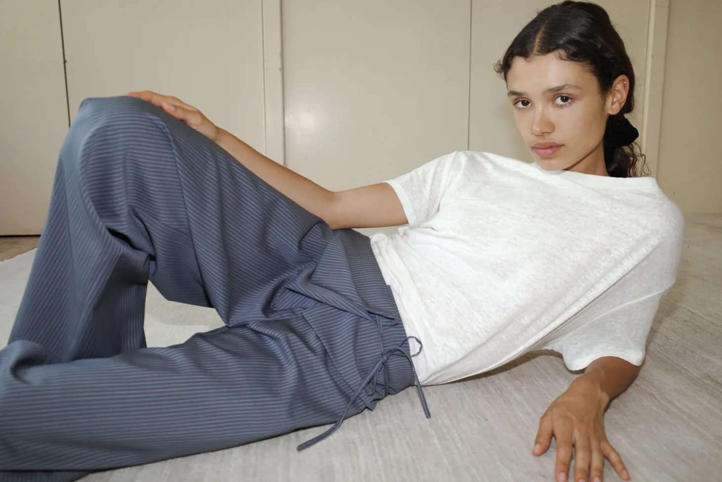 Folded Wool Pant