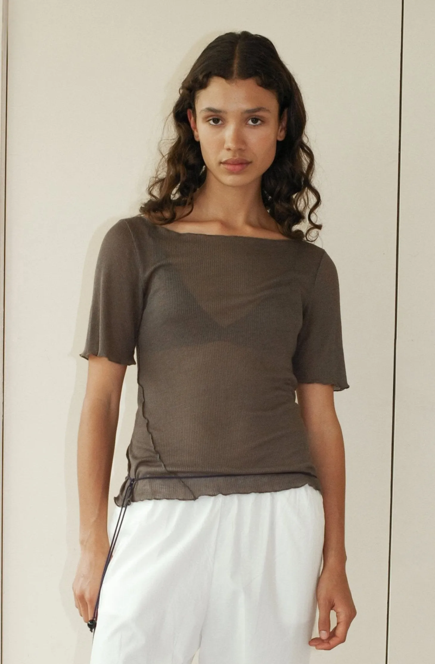 Square Knit Tee